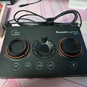 SoundBlaster 외장 사운드카드 GC7 오디오 인터페이스