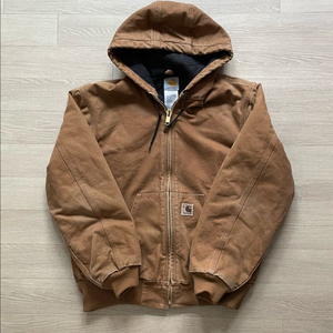 칼하트 j130 BRN 브라운 액티브 자켓 샌드스톤