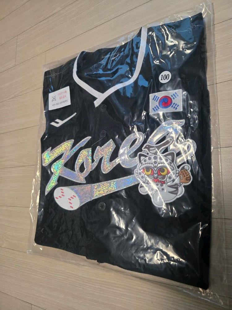 까치호랑이 kbo 야구대표팀 한정판 유니폼/ 100상즈--1