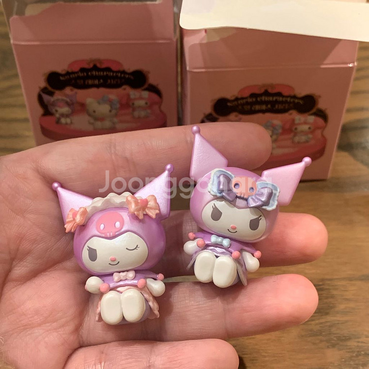 산리오 스윗 레이스 쿠로미 피규어 일괄--0