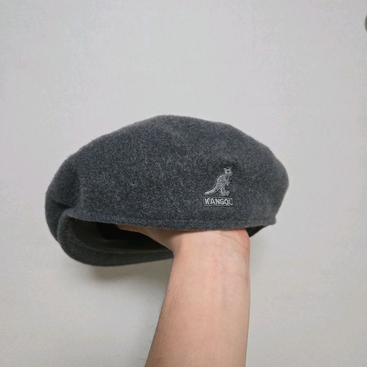 캉골 그레이 울 헌팅캡 이미지