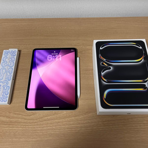 아이패드프로 M4 11 256GB 실버 WIFI + 애플펜슬 프로 (애플케어)