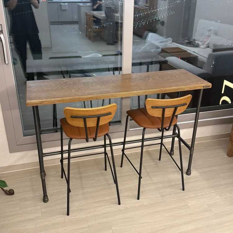 카페테이블 빈티지식탁 엔틱 모던 원목 라왕 가구 이미지