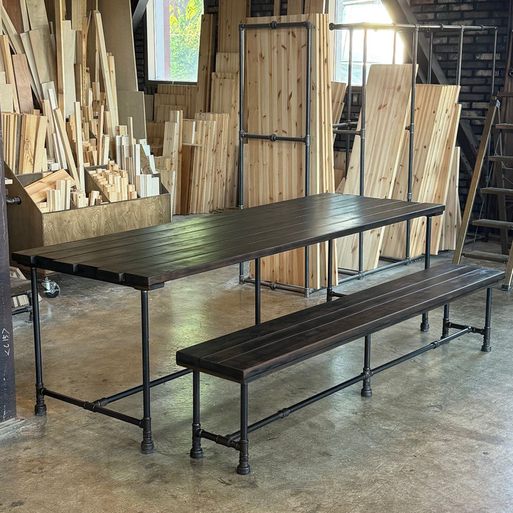 카페테이블 빈티지식탁 엔틱 모던 원목 라왕 가구 이미지