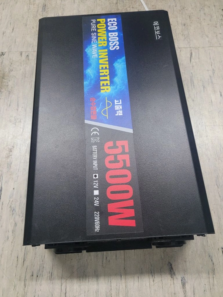 12v5500w 미사용순수정현파 차량용인버터 팝니다 이미지