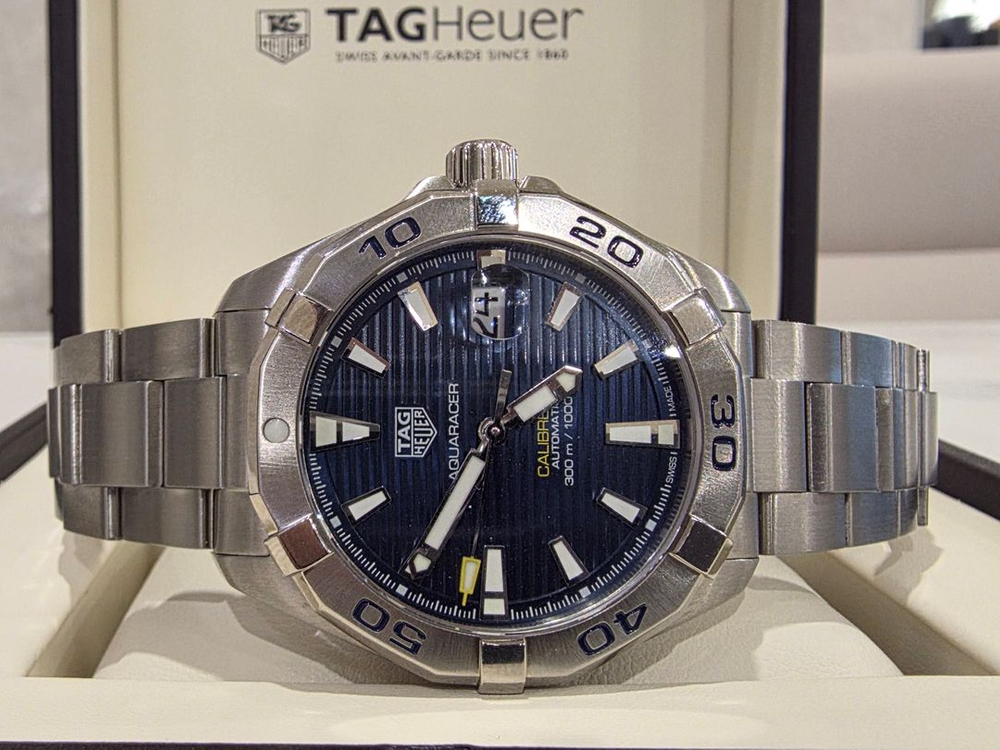 태그호이어 아쿠아레이서 청판 오토 WBD2112 이미지