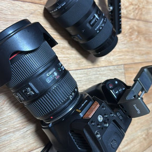 bmpcc 6k pro, sigma 18-35, canon 24-105