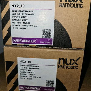 한영넉스 NX2-10 멀티입출력 온도컨트롤러 새제품 2개