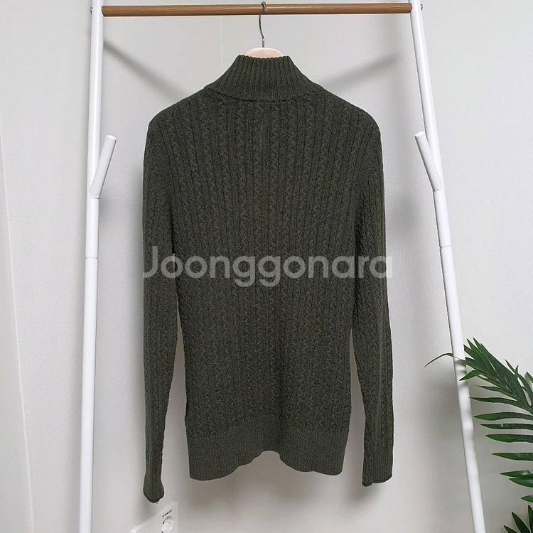 타미힐피거 케이블 집업 니트가디건--3