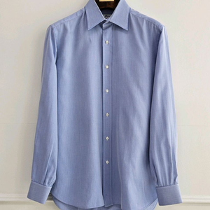 브리오니 헤링본 솔리드 셔츠