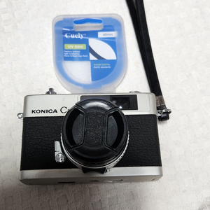 코니카c35 실버, 헥사논38/1:2.8, 스트랩.