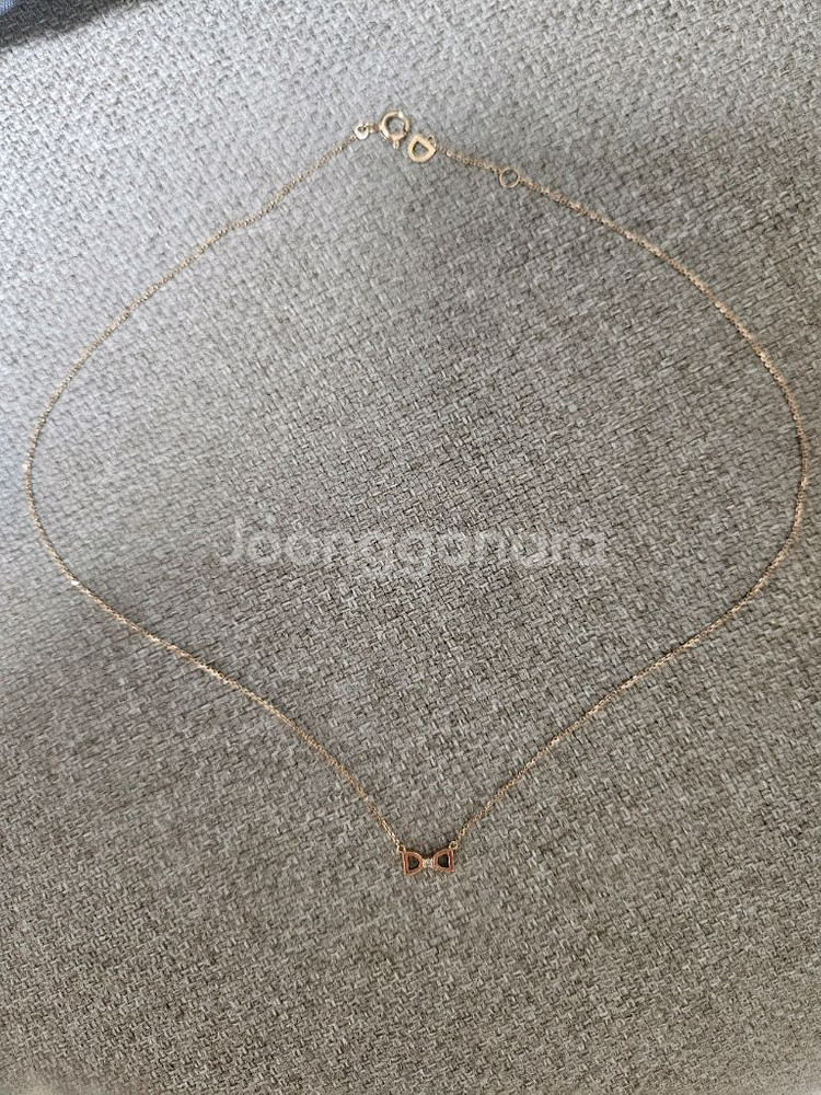 디디에두보 14k, 40cm, 미니 다이아몬드 목걸이--0