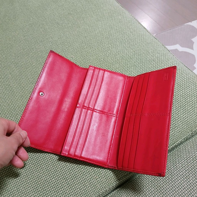 코치 시그니처 지퍼 장지갑--1