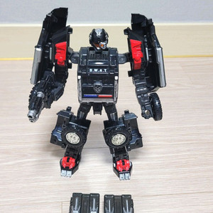 헬로카봇 스카이스왓 경찰차 로봇 상태좋음