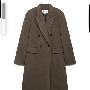 니스클라프 더블브레스트 롱코트