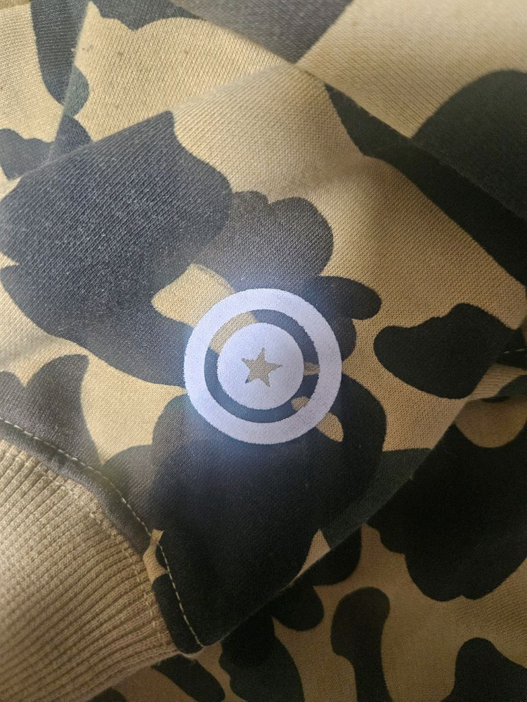 베이프 샤크 후드 집업--1