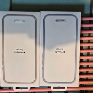 아이폰 에어 범퍼 케이스 정품 미개봉