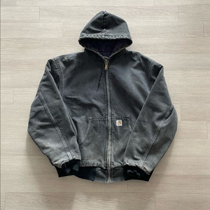 90s 칼하트 블랙 데님 아즈텍 액티브 자켓 j130