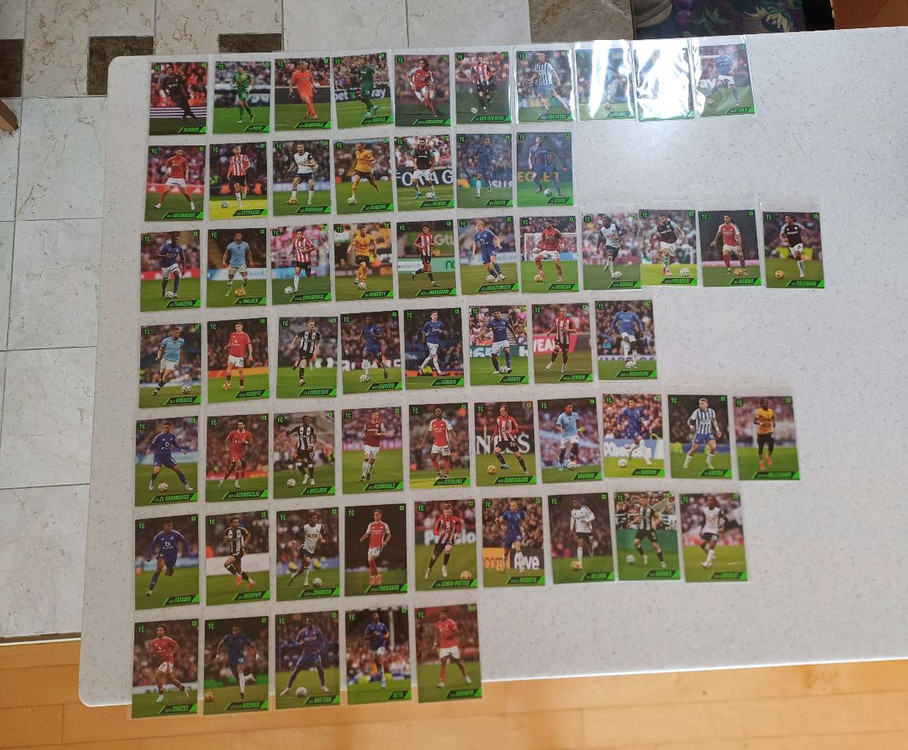 파니니 탑클래스 축구카드 판매-500~8천원 이미지