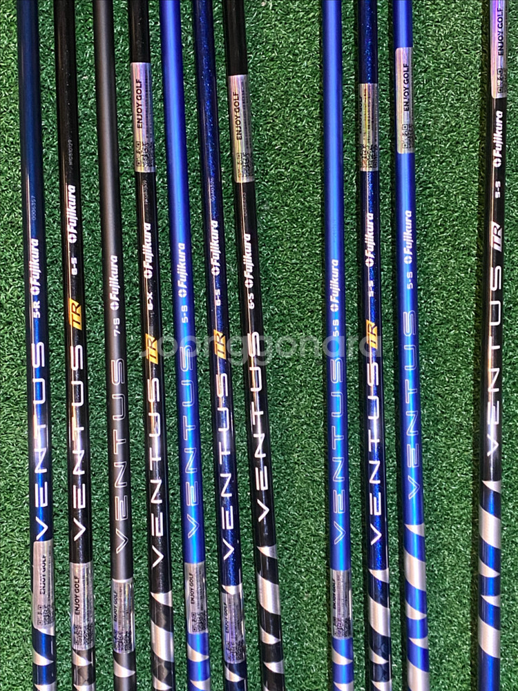 후지쿠라 벤투스 블루,블랙 TR,벨로코어 플러스 3번~7번우드/미니드라이버,드라이버 샤프트 판매합니다!--0