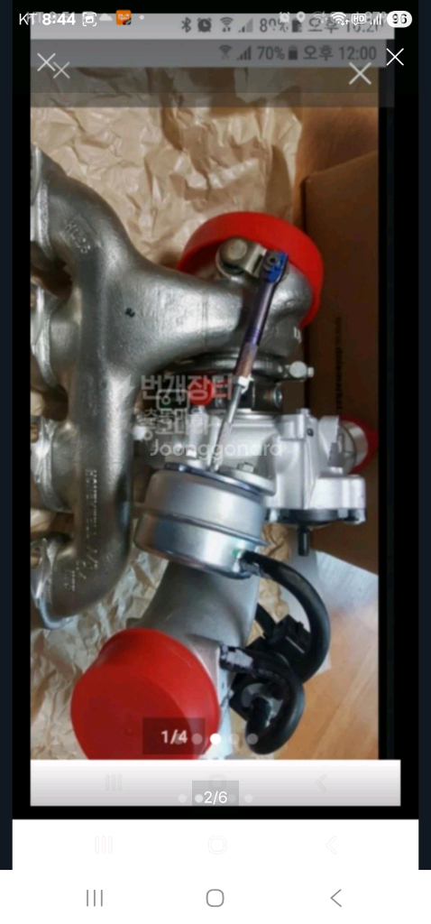 트랙스1.4터보 차량용 터보차져 앗세이 이미지