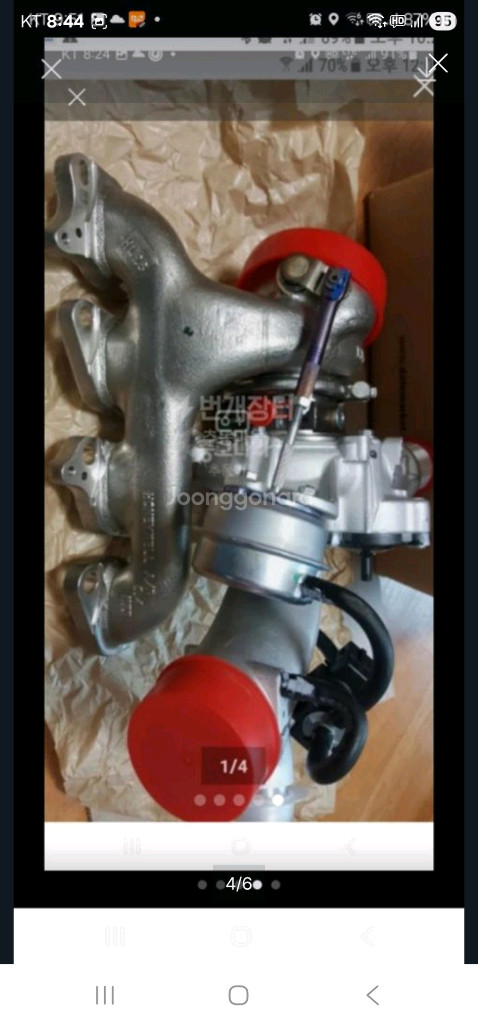 트랙스1.4터보 차량용 터보차져 앗세이 이미지