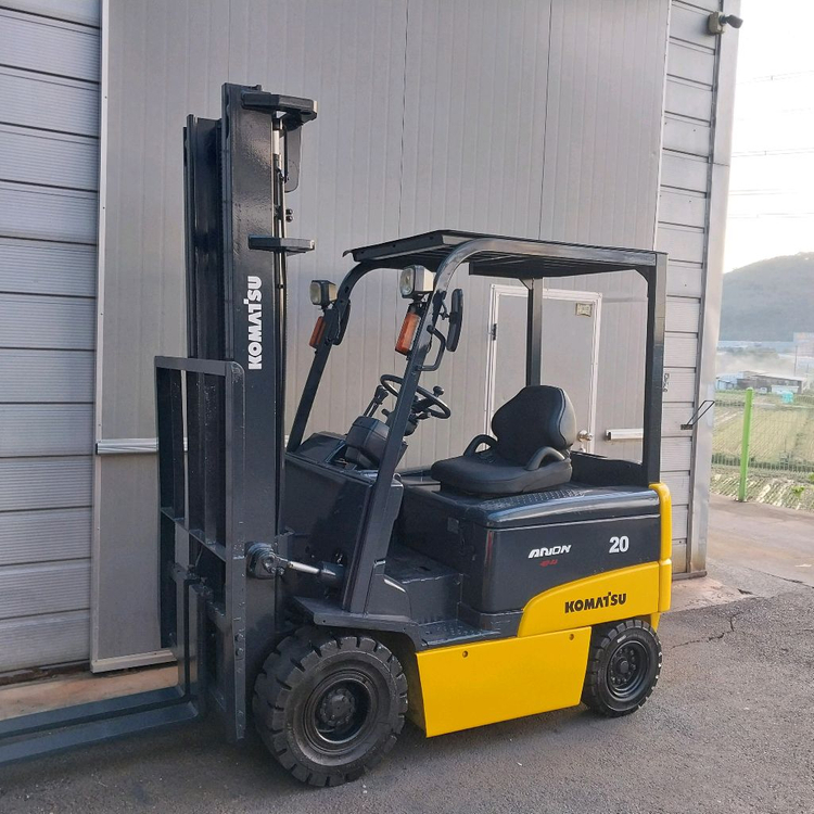 코마츠 전동지게차 2.0톤 2017년식상품베터리 2단4000MM 이미지