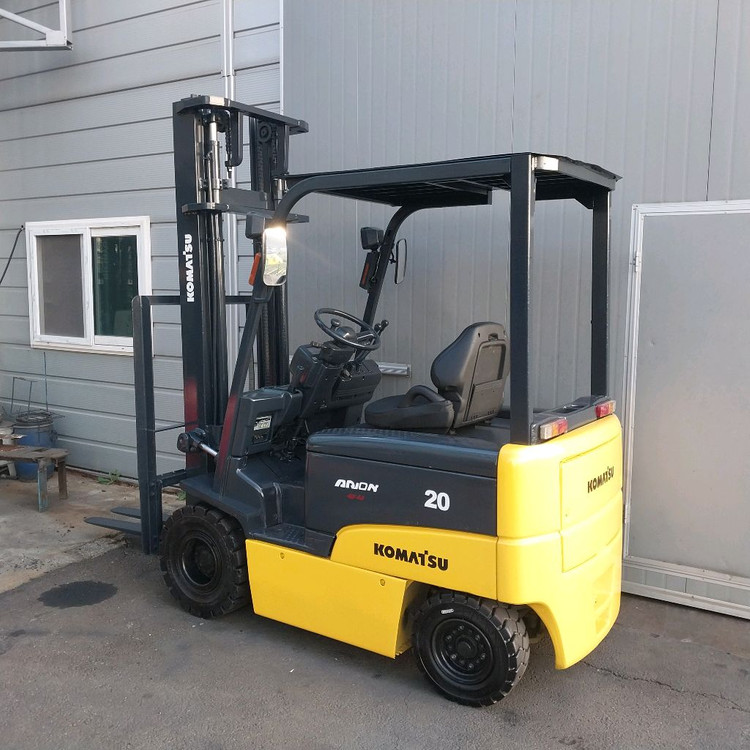 코마츠 전동지게차 2.0톤 2017년식상품베터리 2단4000MM 이미지