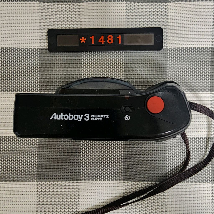 캐논 오토보이 3 데이터백 필름카메라 이미지