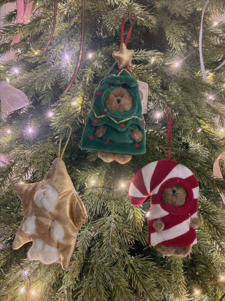 빈티지 보이즈베어 쪼꼬미 크리스마스 트리 오너먼트 장식--1