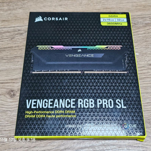 커세어 벤젠스 DDR4 32G(16G*2개) 3600