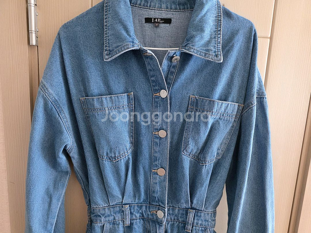 LAP 데님 점프수트--2