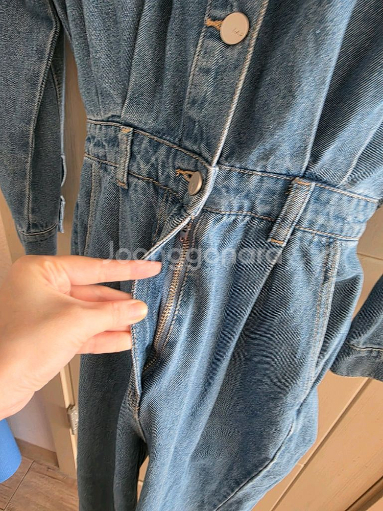 LAP 데님 점프수트--5