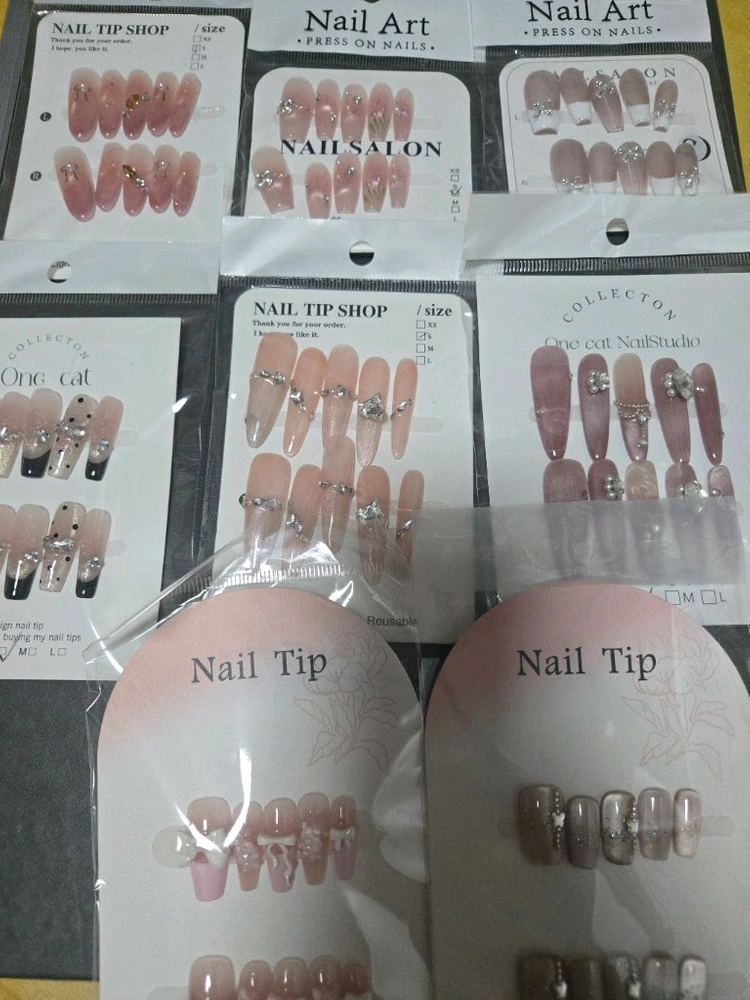 네일팁 세트 이미지