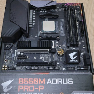 3950x + b550m aorus pro-p + ram 16g 보드셋