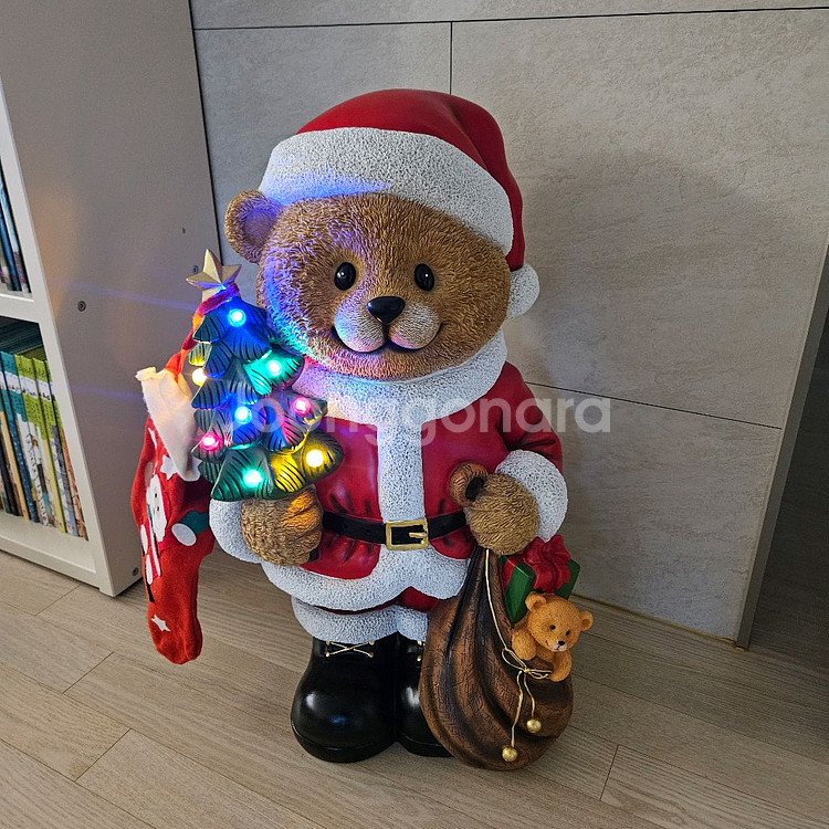 크리스마스 테디베어 곰돌이 피규어 장식 트리 인형--0