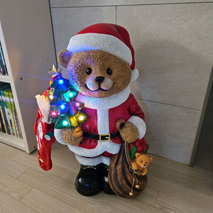 크리스마스 테디베어 곰돌이 피규어 장식 트리 인형