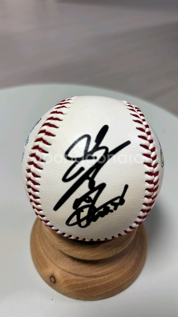 현대유니콘스 삼성라이온즈 우승 기념구 인쇄싸인볼--4