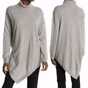 명품 도나카란 캐시미어 100 비대칭 디자인 루스핏 스웨터