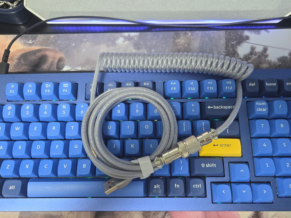 Keychain (키크론) Q5 knob 키보드 팝니다.--2