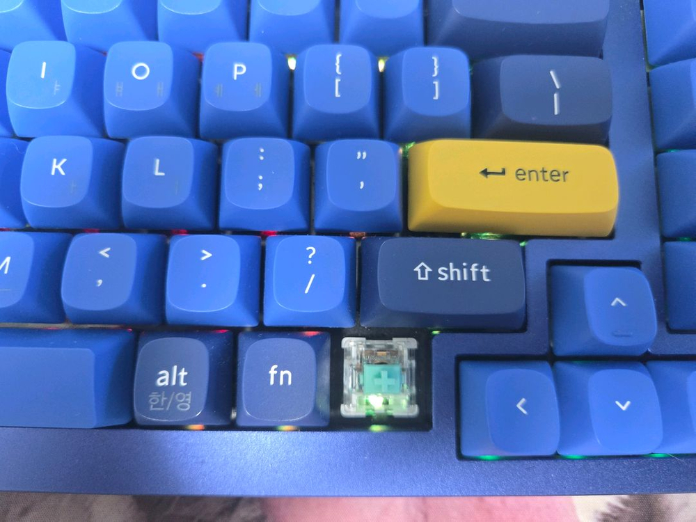 Keychain (키크론) Q5 knob 키보드 팝니다.--3