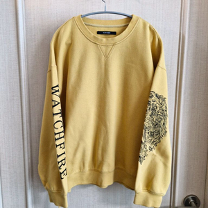 송지오옴므 자수 맨투맨 머스타드 50