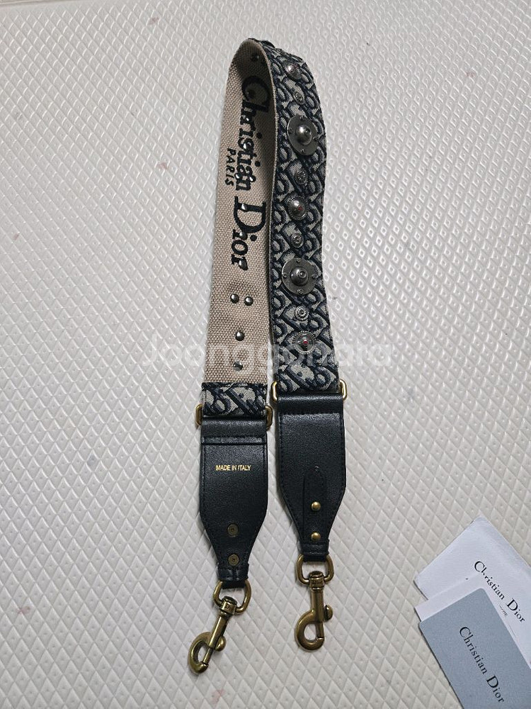 디올 오블리크 새들백+스트랩--1