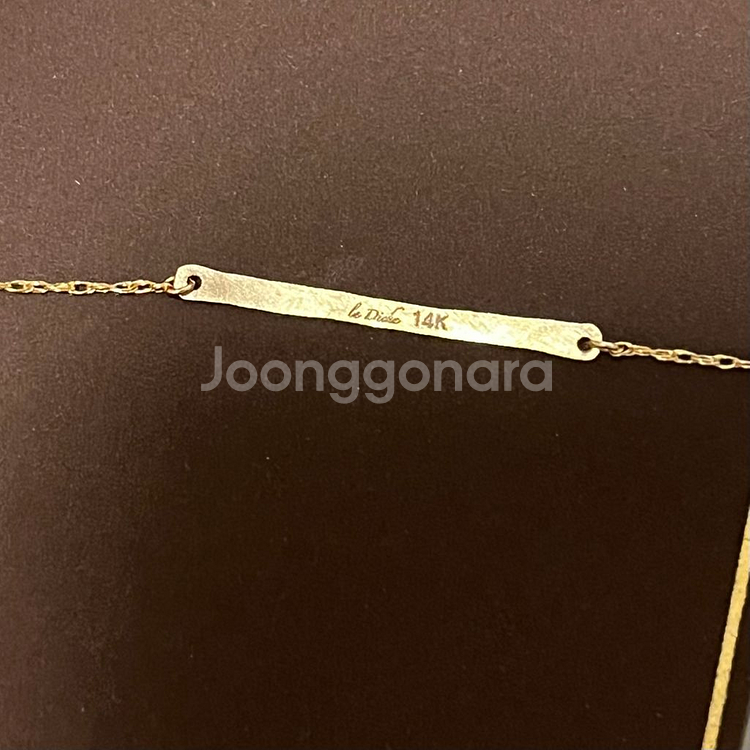 라디챠 ladicha 14k 골드 체인 팔찌 14cm--3