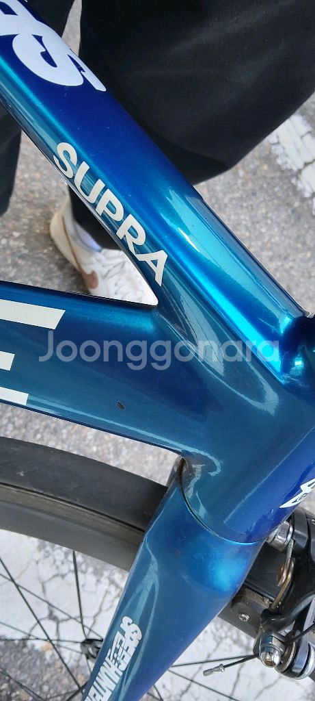 에이지수프라 크롬블루 S~M사이즈 픽시자전거 반차(휠셋만 제외)--4