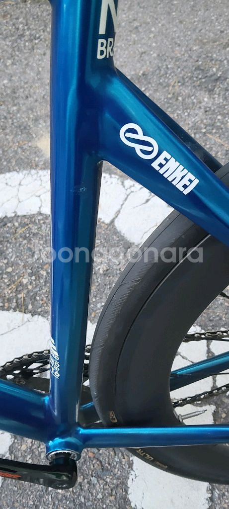 에이지수프라 크롬블루 S~M사이즈 픽시자전거 반차(휠셋만 제외)--6