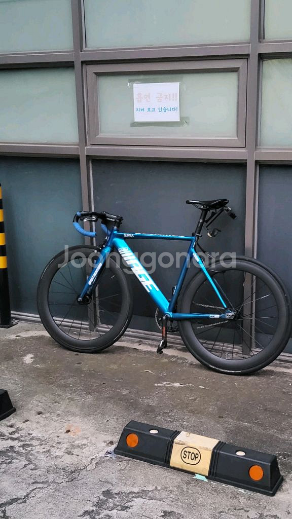 에이지수프라 크롬블루 S~M사이즈 픽시자전거 반차(휠셋만 제외)--0