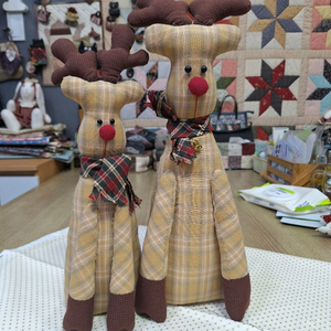 퀼트 루돌프 인형 세트 판매합니다