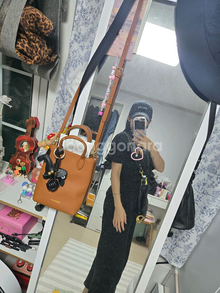 디올 오블리크 새들백+스트랩--4