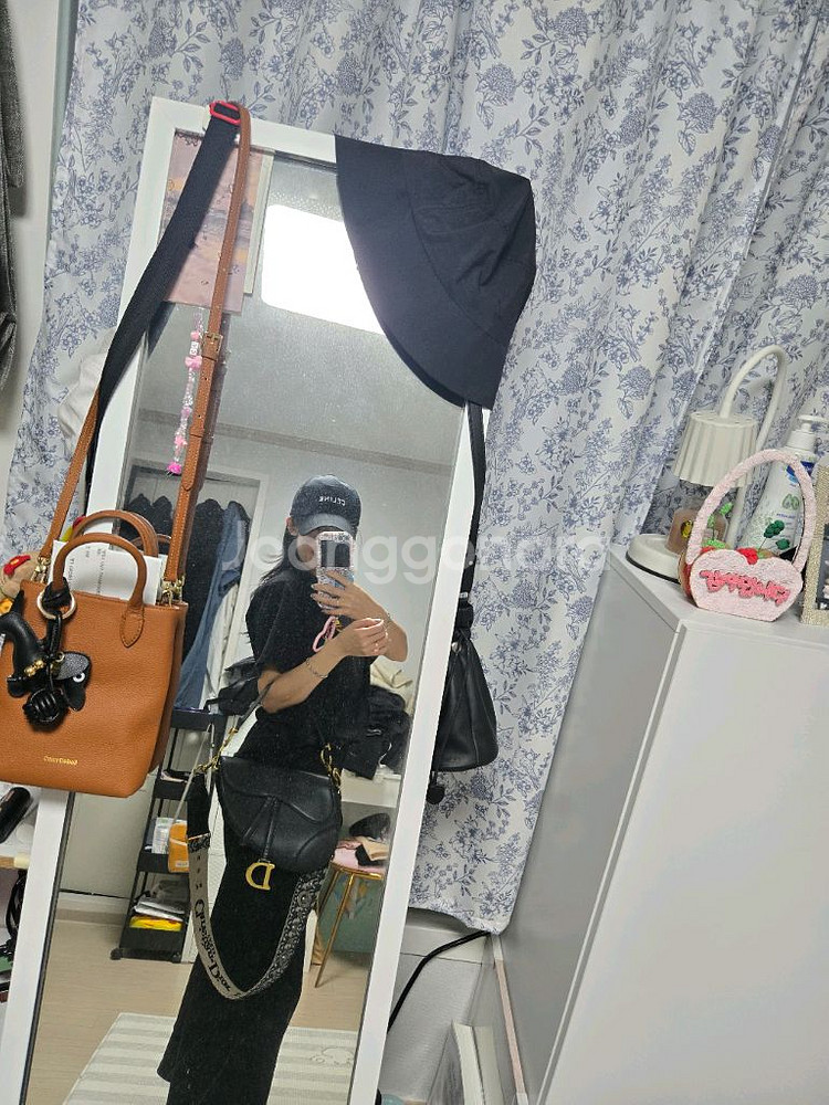 디올 오블리크 새들백+스트랩--7